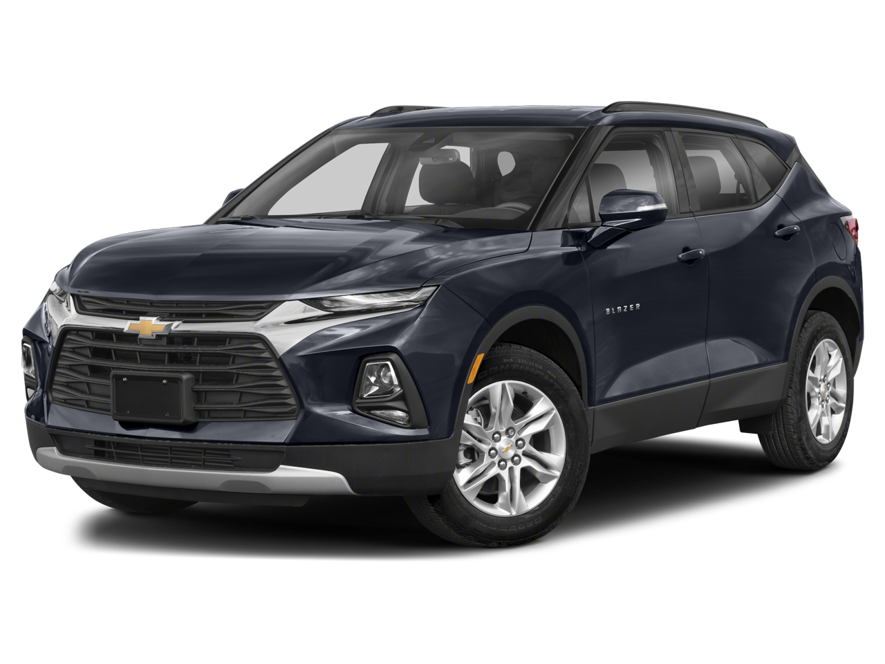 2022 Chevrolet Blazer 2LT in Black — front three-quarter view