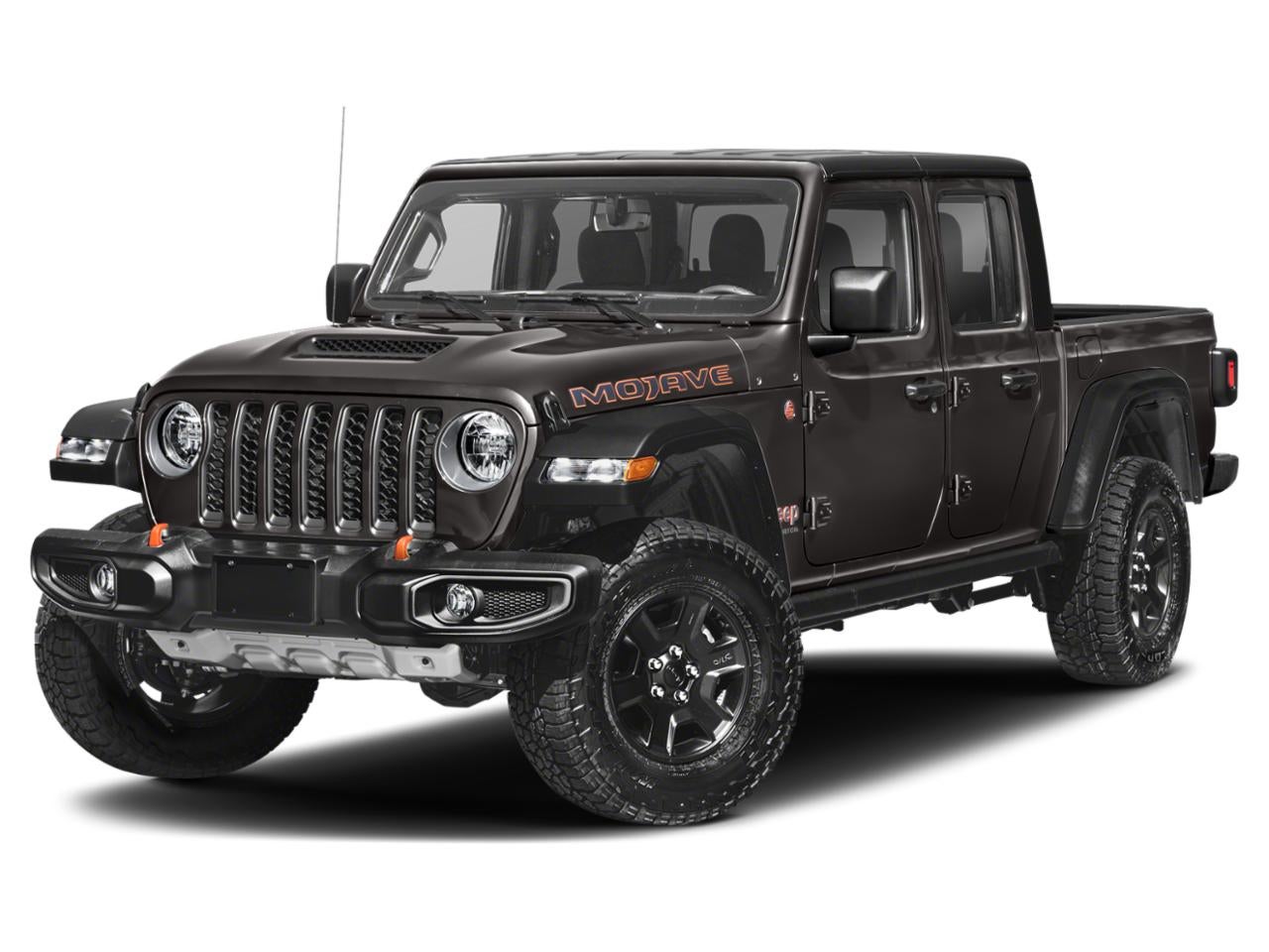 2023 Jeep Gladiator Mojave 4x4 in Granite Crystal Metallic Clearcoat — front three-quarter view