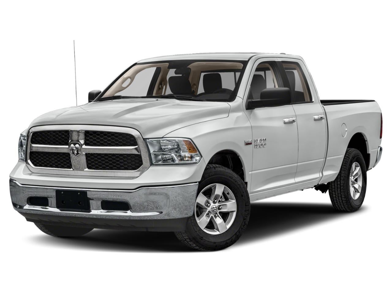 2021 RAM 1500 Classic Warlock 4x4 Quad Cab 6'4" Box in Bright White Clearcoat — front three-quarter view