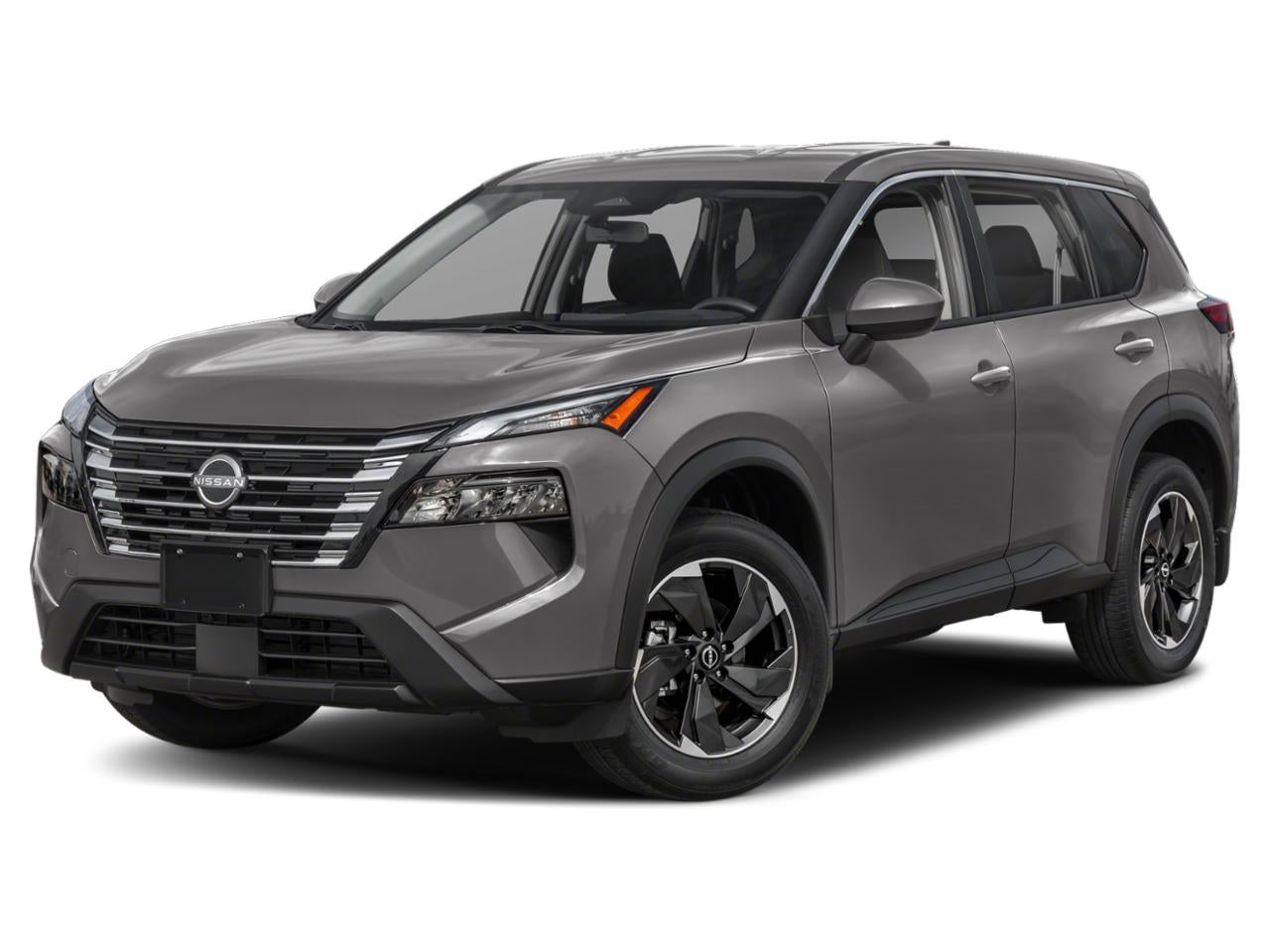 2024 Nissan Rogue AWD SV in Gun Metallic — front three-quarter view