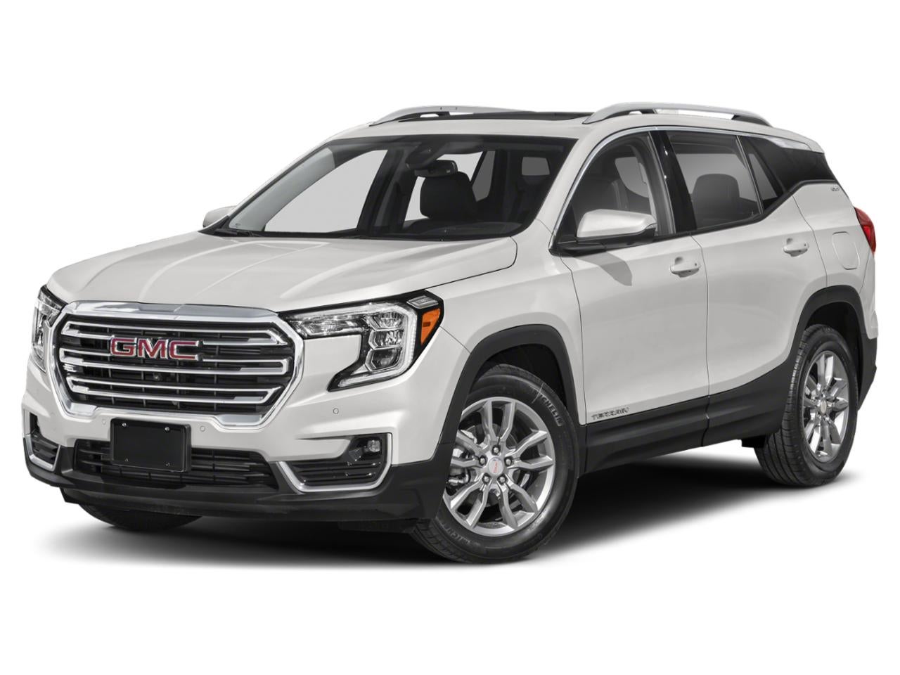2024 GMC Terrain AWD 4dr SLE in Summit White — front three-quarter view